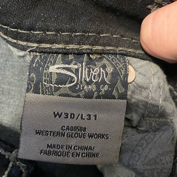 “Tuesday” Silver Jeans - Picture 5 of 5